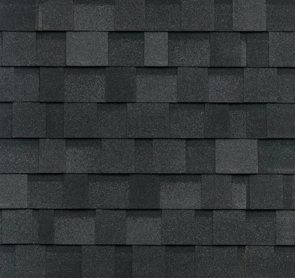 IKO Nordic shingles in Granite Black